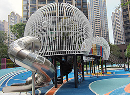 戶外螺旋不銹鋼滑梯_兒童不銹鋼滑滑滑梯_兒童旋轉(zhuǎn)滑梯